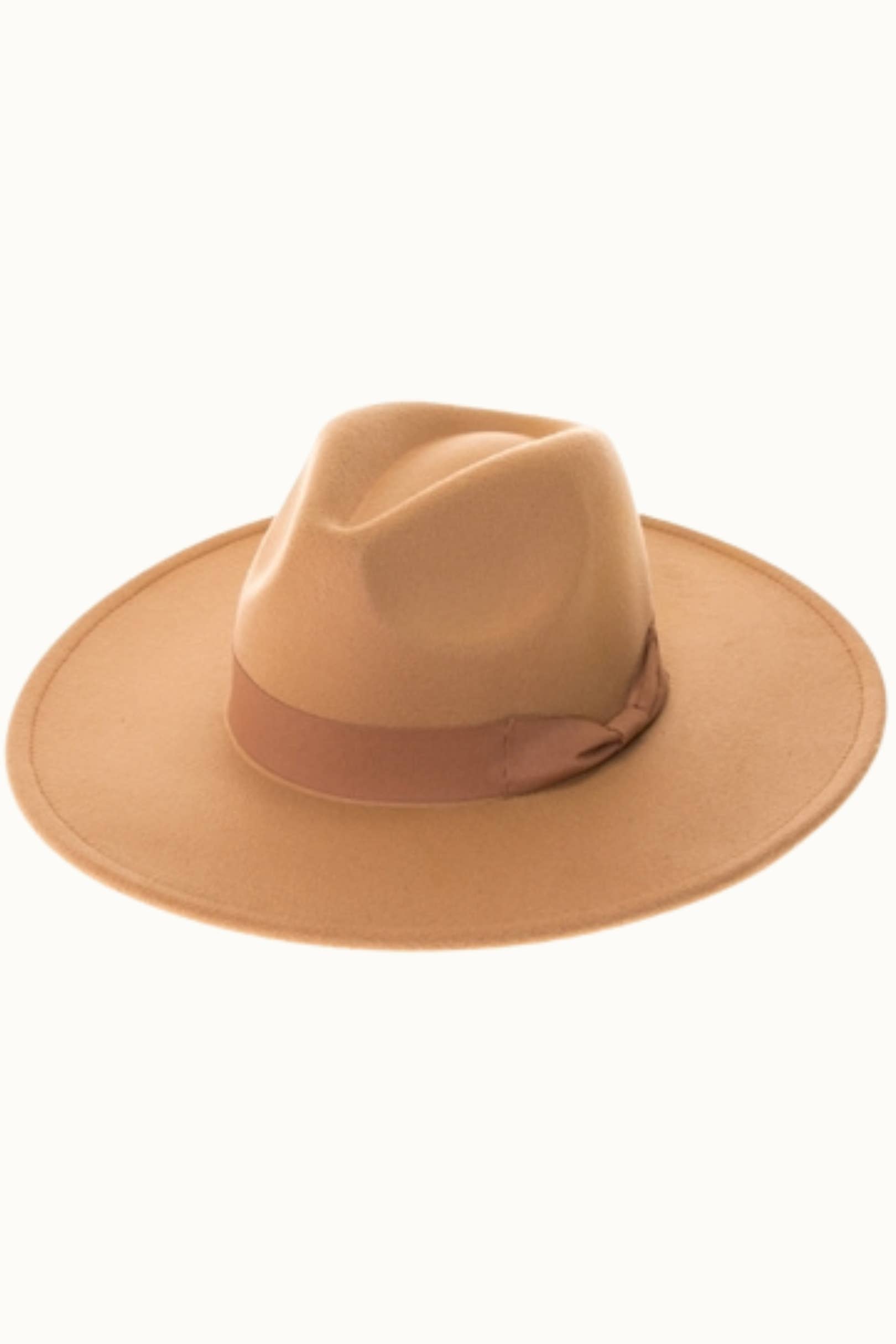 Olive & Pique - Wholesale Fedora - Women's - Structured Wide Brim Rancher in Vegan Felt, Adjustable4