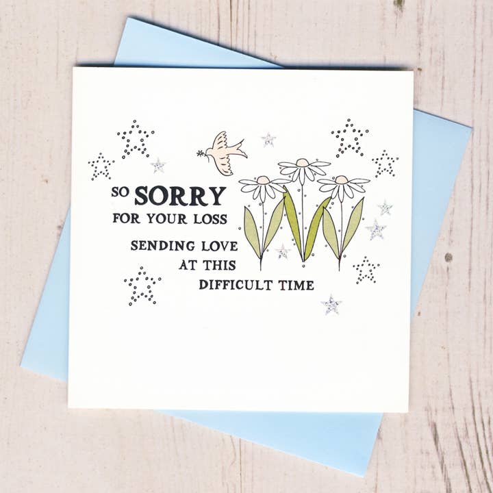 Sympathy Card for wholesale by Eggbert & Daisy