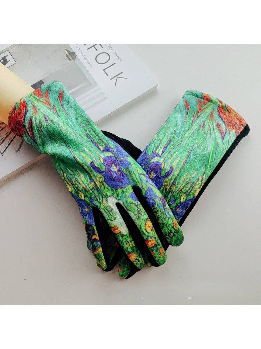 Funkyrel® Atzbranding Limited – Großhandel Handschuhe – Damen – Gloving - Kunstdruck Winter Touchscreen-Handschuhe0