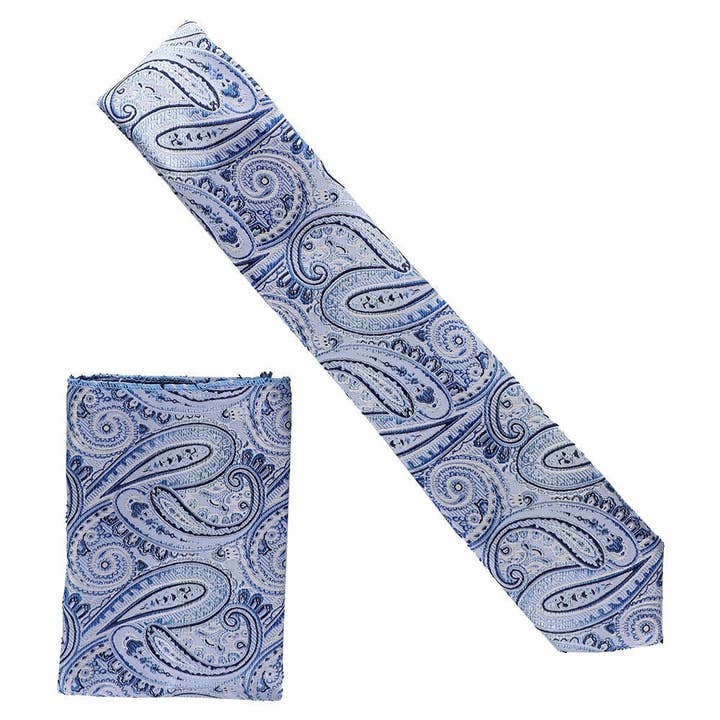 Dubal Brothers - Wholesale Necktie - Men's - Skinny Design Necktie & Pocket Square by Vittorio Farina33