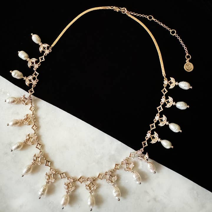 Gothic Bride Necklace for wholesale by Memento Mori Designs NYC