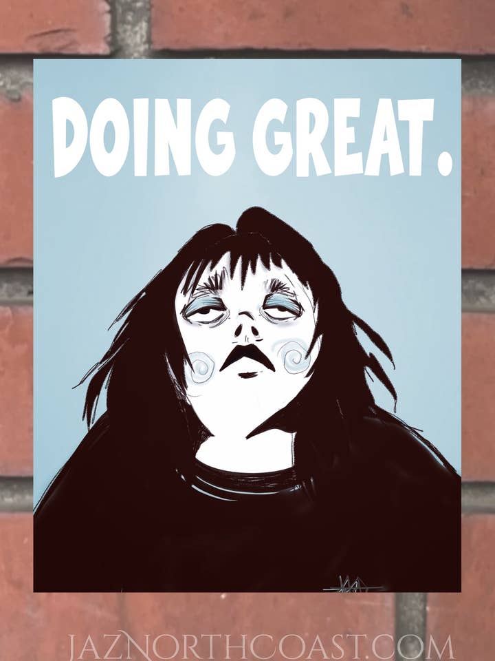 Goede sticker aan het doen voor wholesale door Jaz North Coast