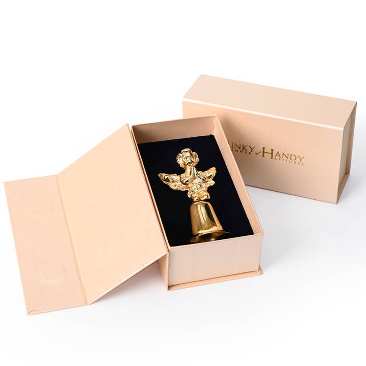 MINKY HANDY - Wholesale Candle Snuffer - Baby Angel-Shaped Small Brass Candle Snuffer - Gold 3