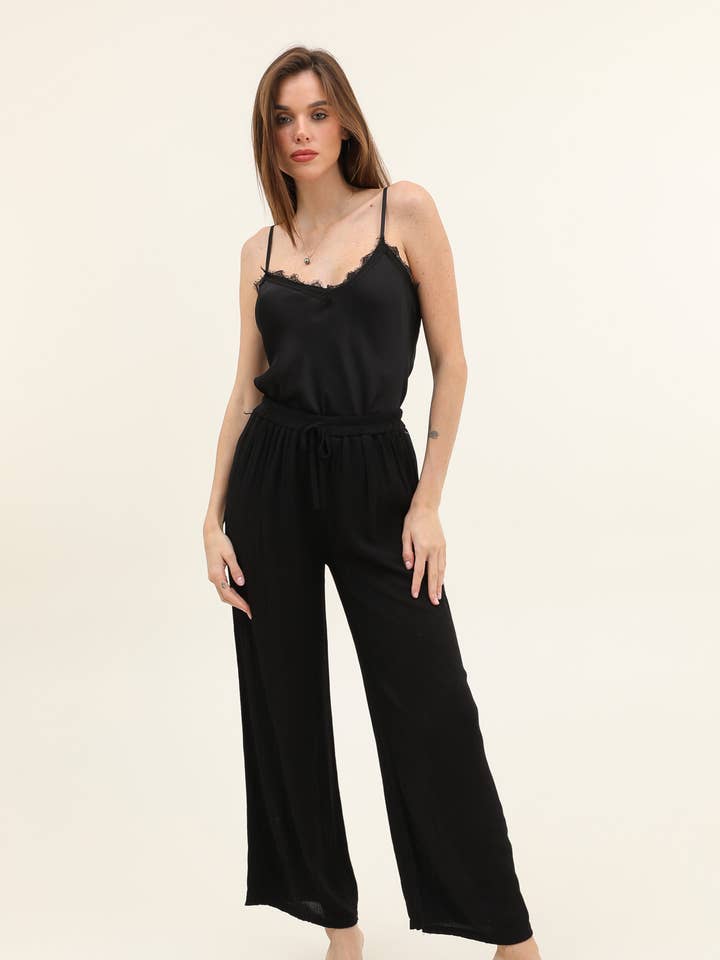 Moonsun - Wholesale Pants - Women's - Fluid viscose trousers13