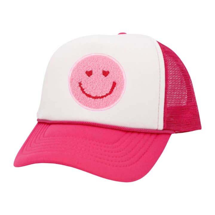 OURHHAUS - Wholesale Trucker Hat - Women's - Smiley Trucker Hat7