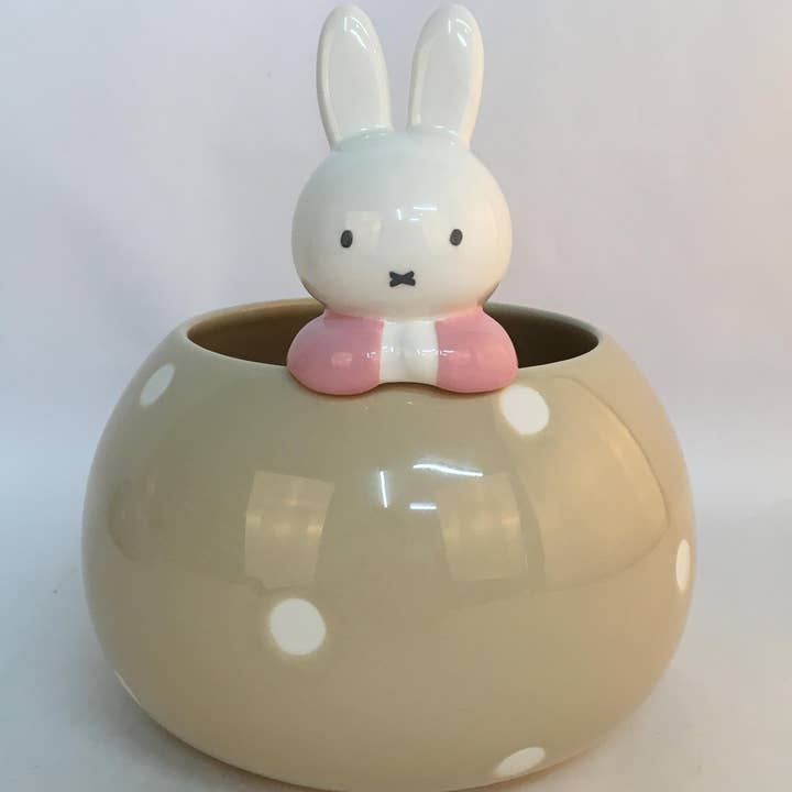 Miffy Peek-a-Bloom Planter for wholesale by Blue Sky Clayworks