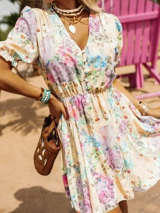 ESTEE BROWN - Wholesale Dress - Women's - Short dress - 100% Viscose - 2570