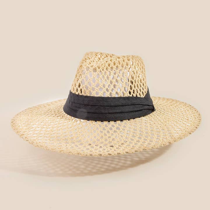 Braided Weave Fashion Sun Hat for wholesale by Anarchy Street