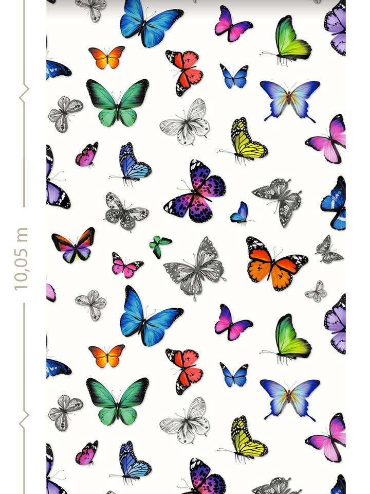 Wallpaper Butterflies voor wholesale door The Design Department b.v.