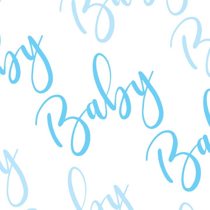 Papier cadeau Baby Blue pour la vente par Buffalo Design And Printing