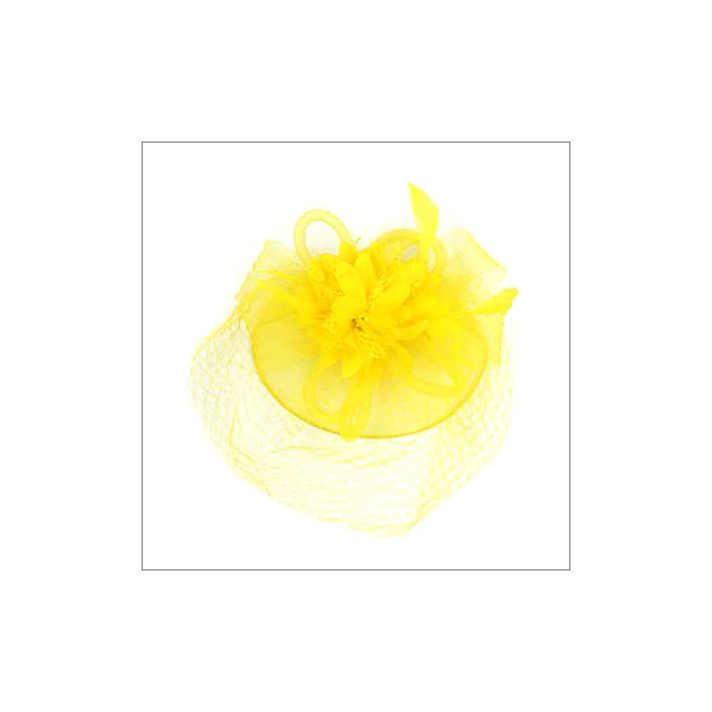 Sensibling Corp. - Wholesale Fascinator Hat - Women's - Bow Flower Feather Mesh Fascinator / Headband7
