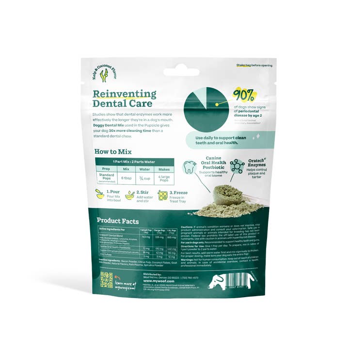 Woof - Wholesale Pet Treats - Dog - Pupsicle Mix- Doggy Dental1