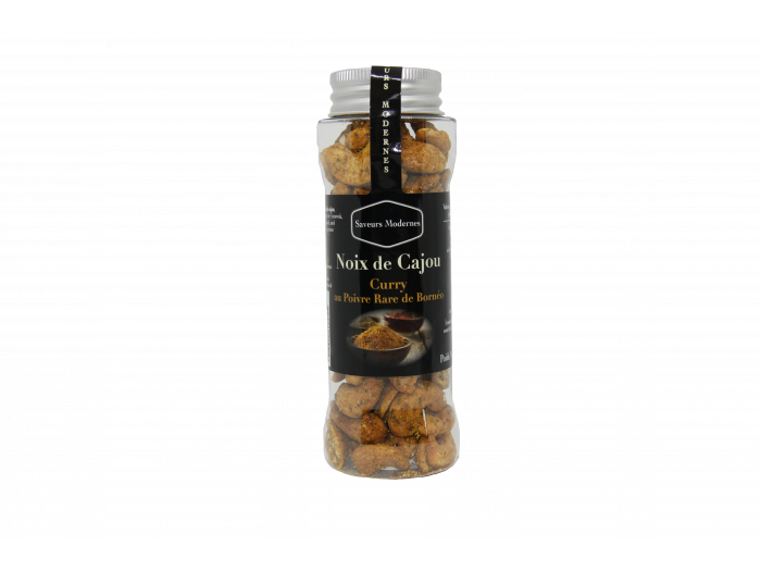 Saveurs Modernes - Wholesale Nuts - Cashew nuts Curry orange & pepper 90g1