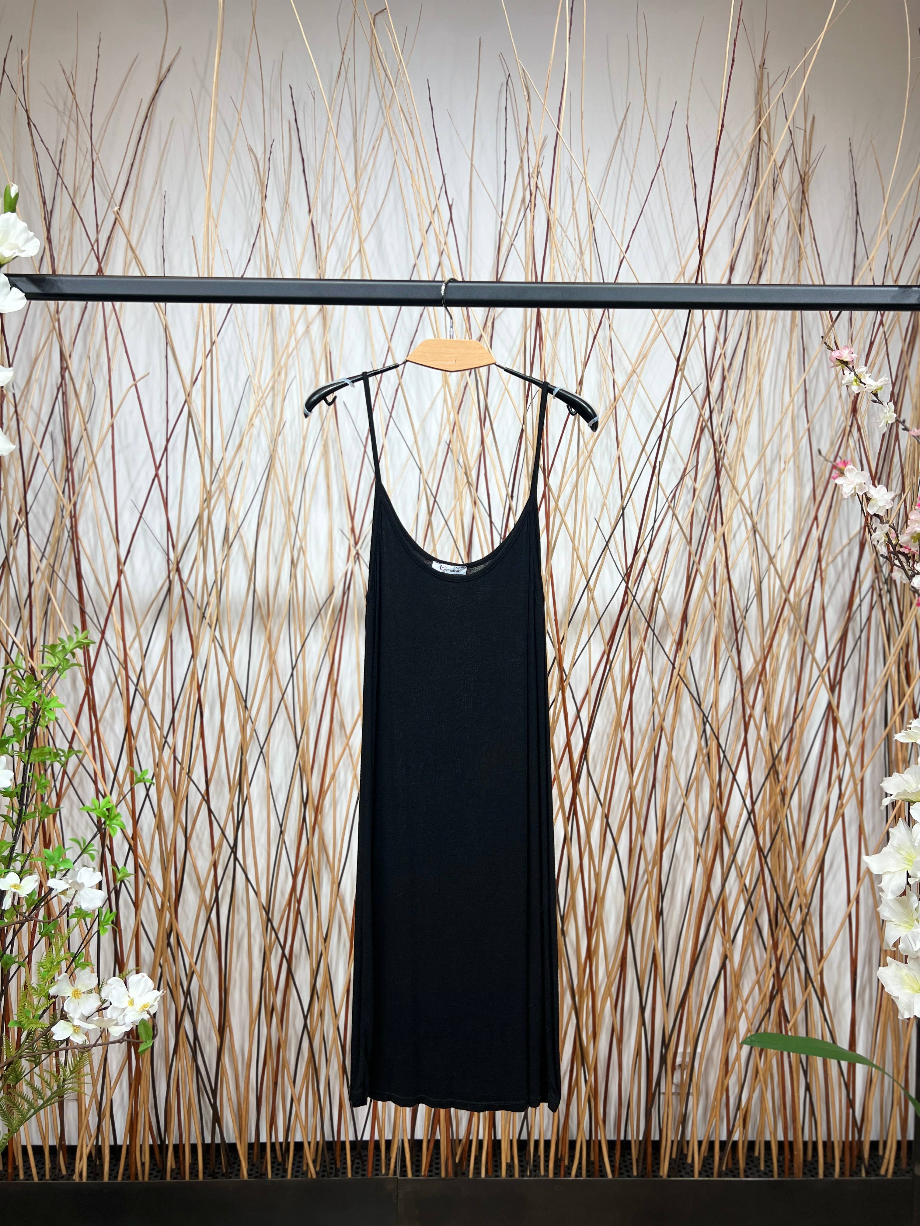 L'Emotion - Wholesale Dress - Women's - Short Light Tank Dress with Thin Straps Simple9