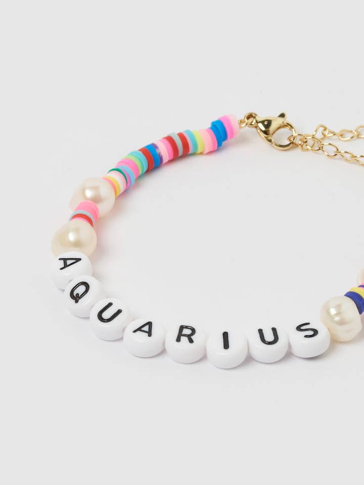 Miz Casa & Co Bracciale Segno Zodiacale Acquario Multicolore per la vendita all'ingrosso da parte di Izoa pty ltd