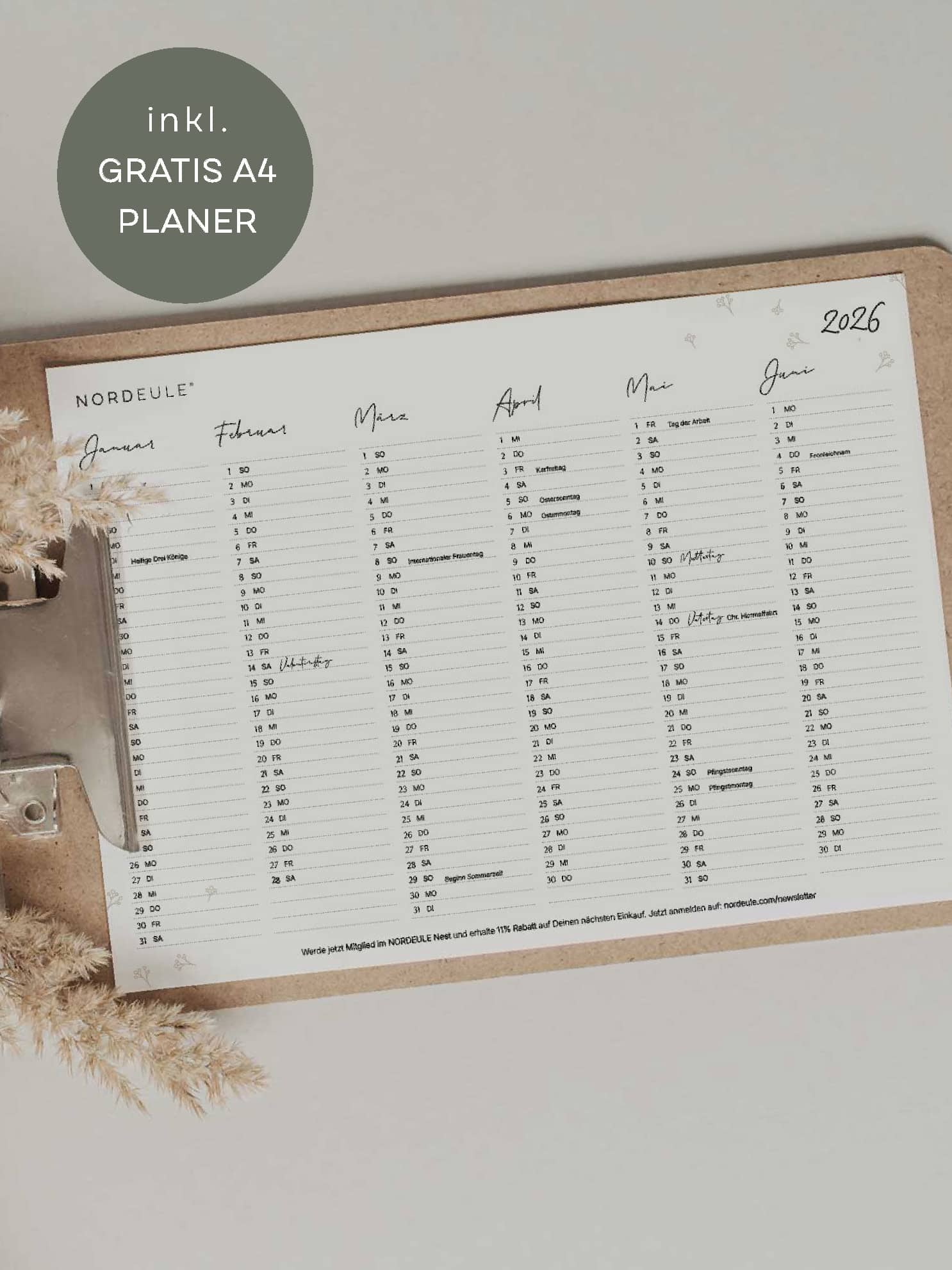 NORDEULE – Großhandel Kalender – Tischkalender 2026, Augenblicke voller Abenteuer7