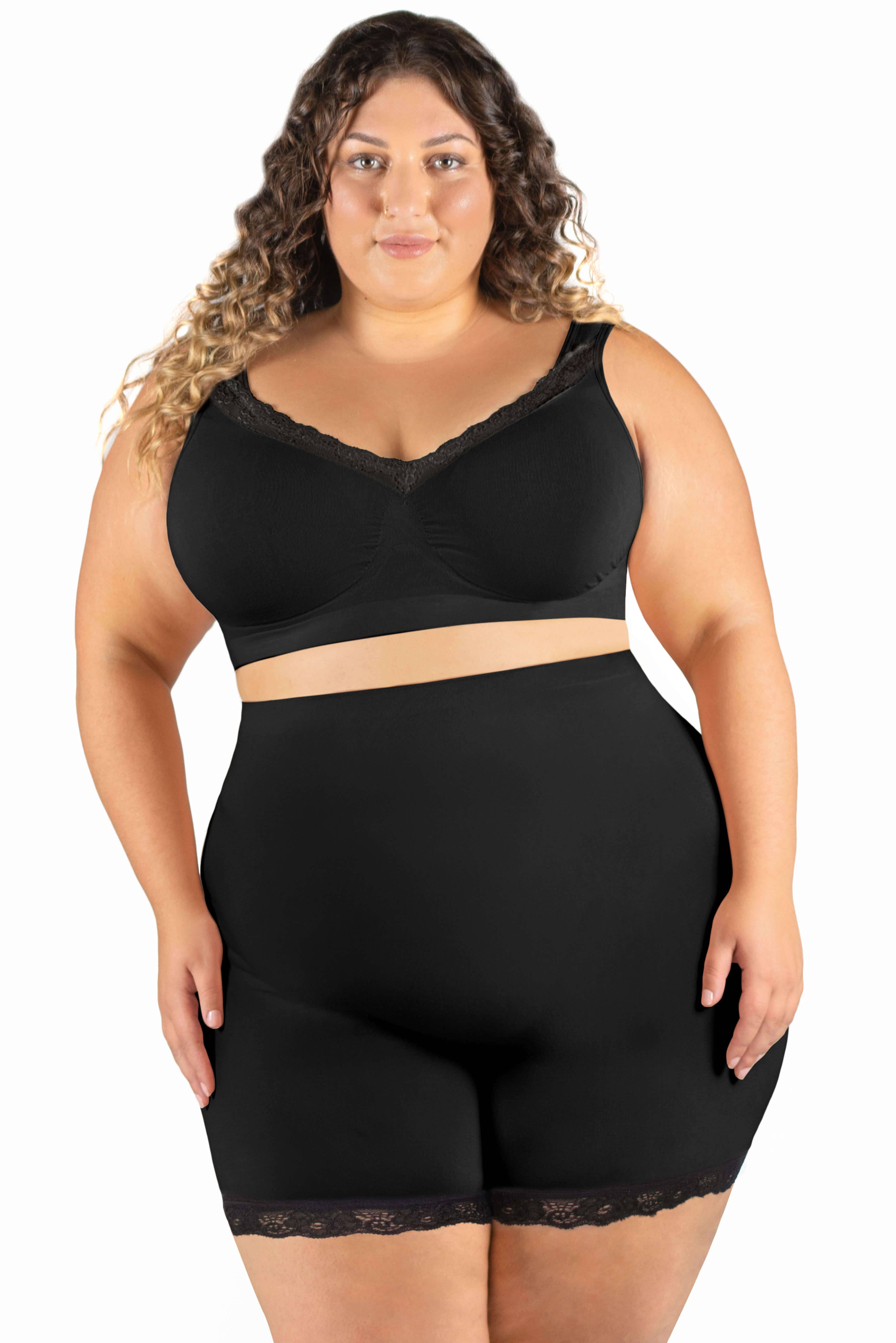 B Free AUSTRALIA - Wholesale Underwear - Women's - Anti Chafing High Rise Petite Cotton Shorts4