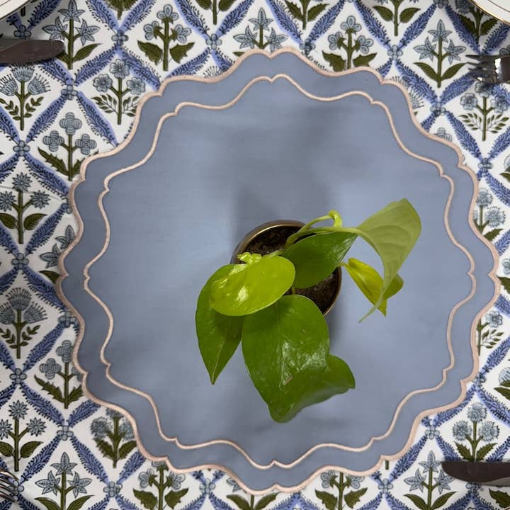 Fabricrush - Wholesale Placemat - Tablemats Double Edge Embroidery Place Mats For Wedding