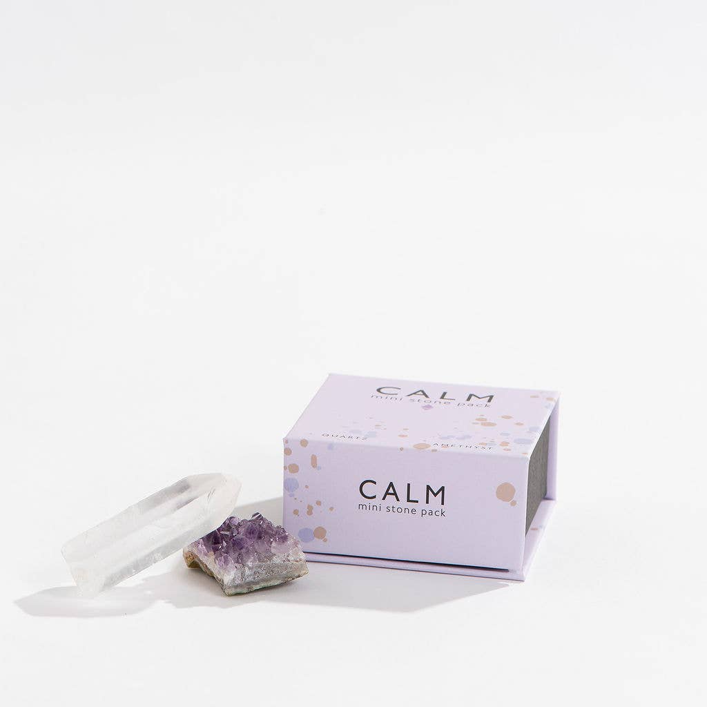 GeoCentral - Wholesale Spiritual Stone/Crystal - Calm Mini Crystal Pack Stocking Stuffer - Amethyst2