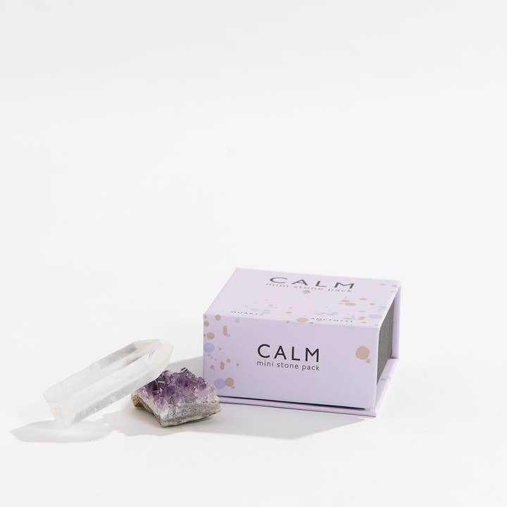GeoCentral – wholesale Spiritual stone/crystal – Calm Mini Crystal Pack Stocking Stuffer - Amethyst2