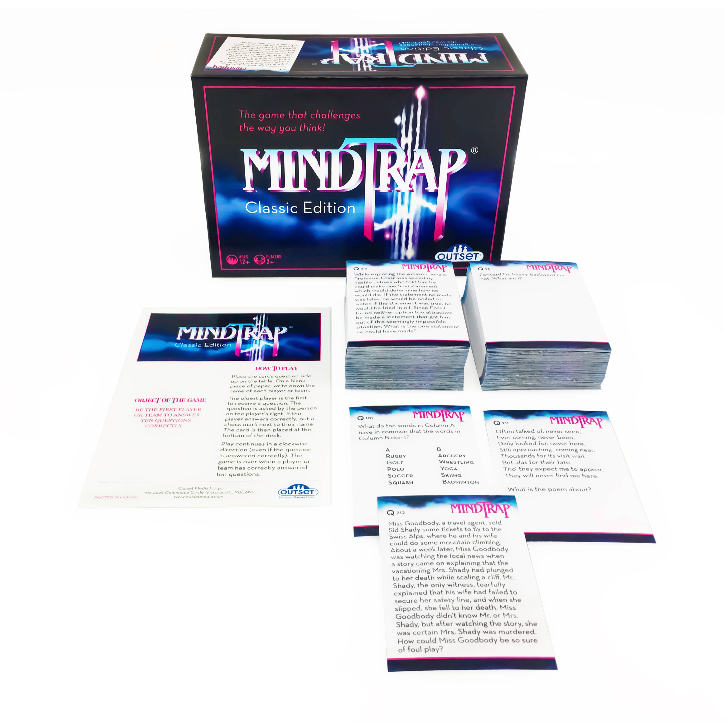Outset Games and Cobble Hill Puzzles - Wholesale Board Game - MindTrap® Classic Edition – The Ultimate Brain Game2