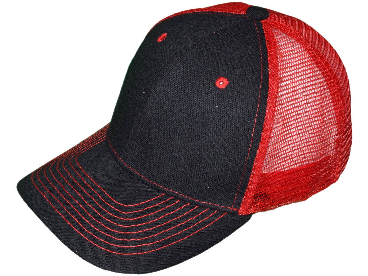 Buck Wholesale - Venta al por mayor Gorra trucker - Unisex - Gorras de camionero en blanco - Gorras BK de malla estructurada42