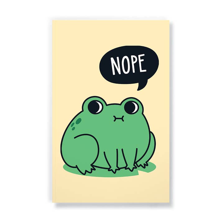 Carnet de notes Nope Frog Classic Layflat pour la vente par Denik