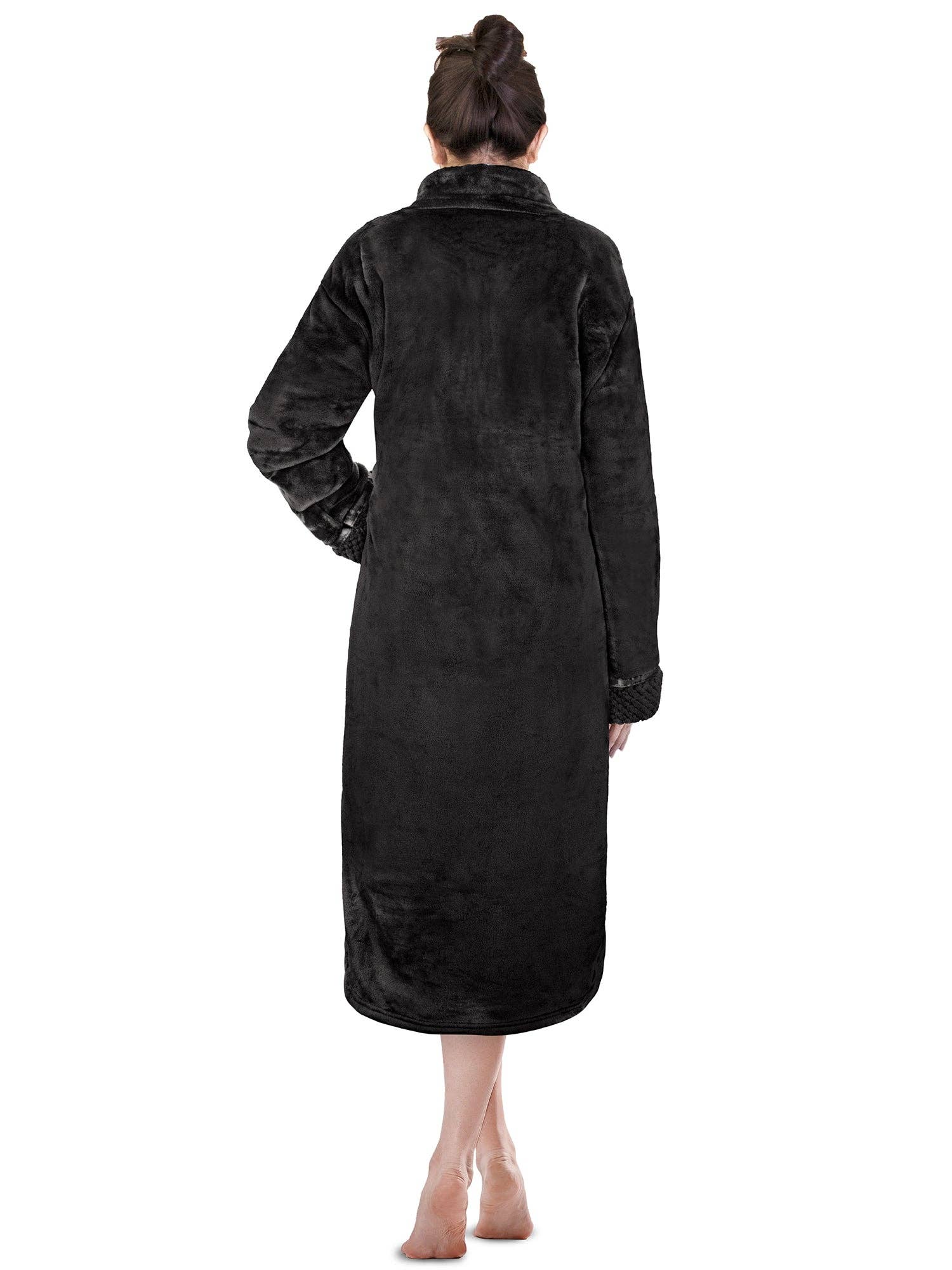 Pavilia - Wholesale Robe - Women's - Women's Housecoat Zipper Robe66