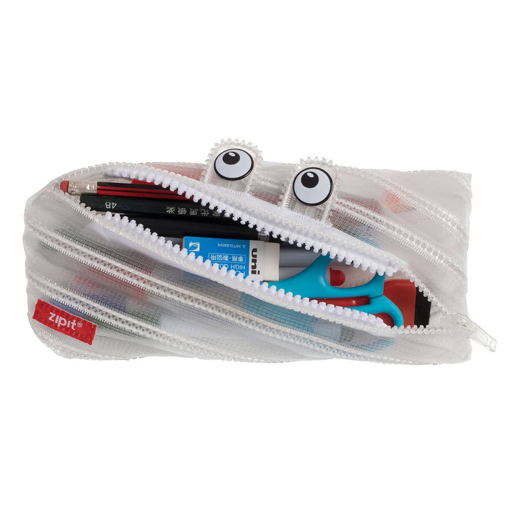 ZIPIT – wholesale Pencil case/pouch – ZIPIT Monster Pencil Case, Clear1