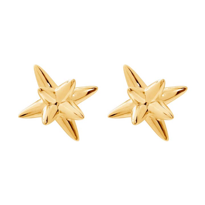 Bauble Bow Geometric Burst Earrings for wholesale by Love Lori Michelle Jewelry