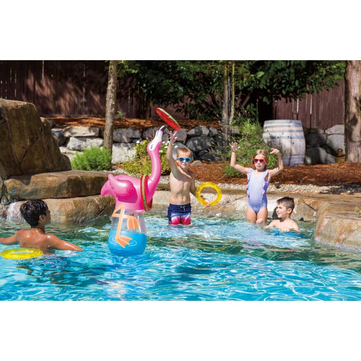 Toysmith - Wholesale Beach/Pool Toy - Kids & Baby - Ring Fling - FLA Ringo Inflatable Ring Toss Game, Beach/Pool