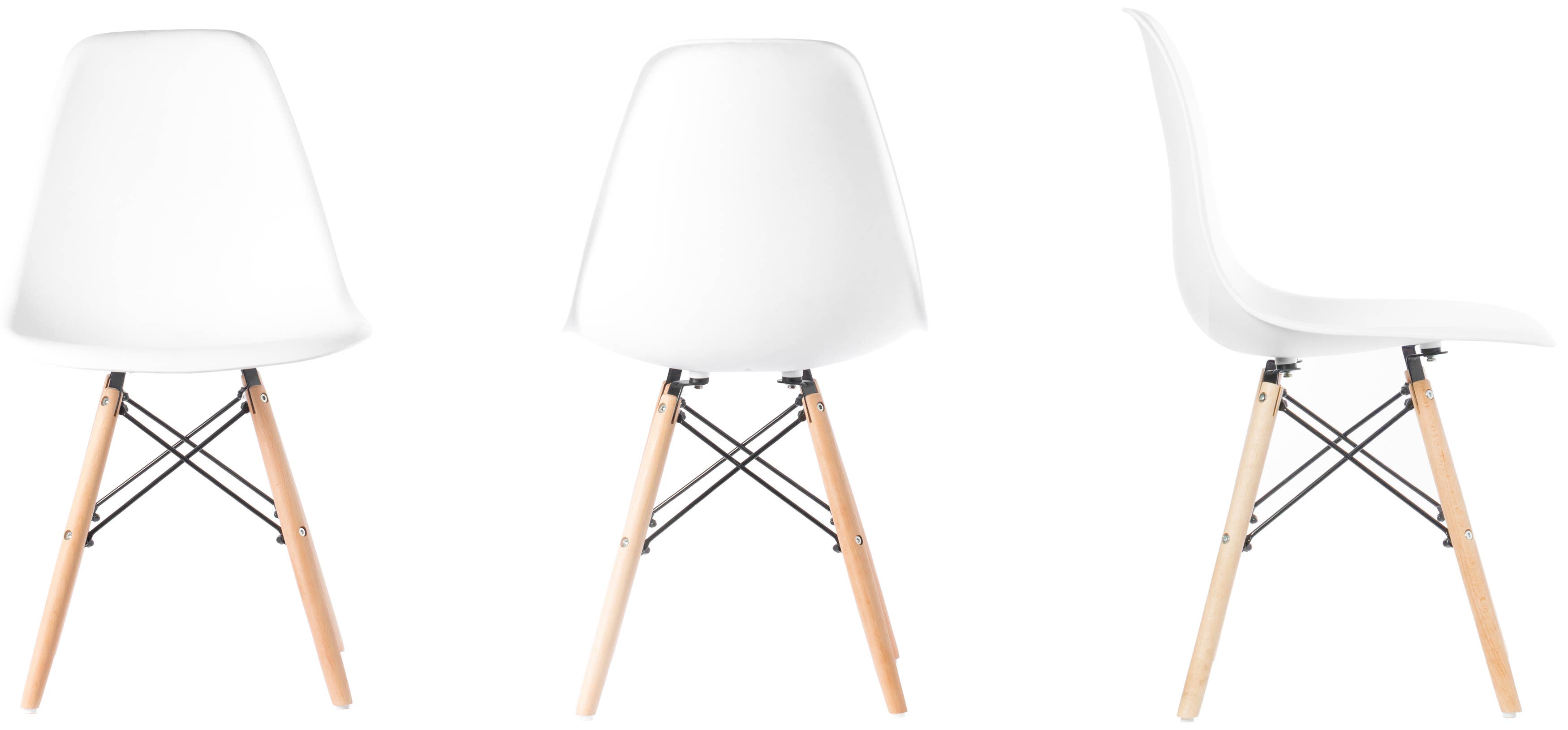 Quickway Imports - Wholesale Chair - Plastic DSW Shell Dining Chair with Wooden Dowel Eiffel Legs18
