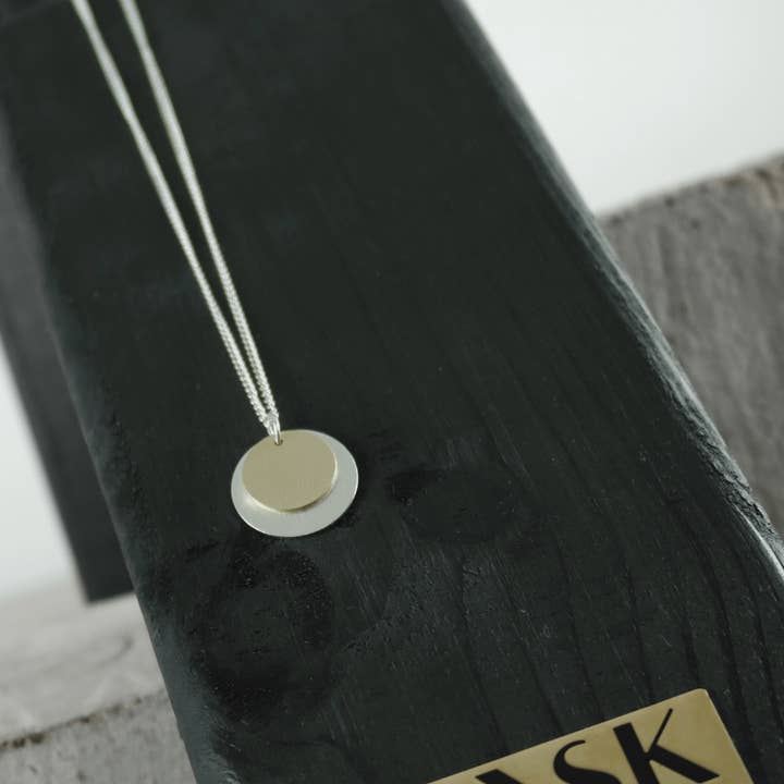 Dansk Copenhagen - Wholesale Pendant/Charm Necklace - Theia Adjustable 2 Tone Necklace Silver & Gold Plating5
