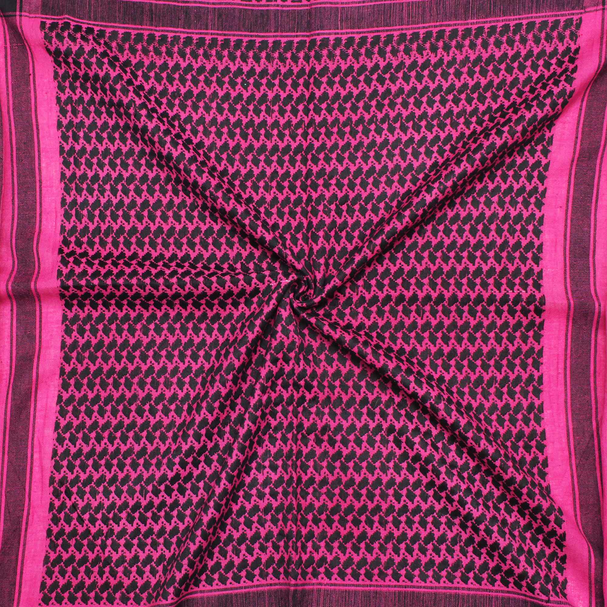 Tribal Trade GmbH - Wholesale Scarf - Unisex - Palituch pink black Kufiya PLO scarf2