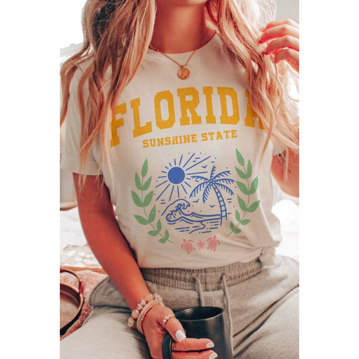 FLORIDA SUNSHINE STATE grafisk t-shirt för wholesale av BLUME & CO.
