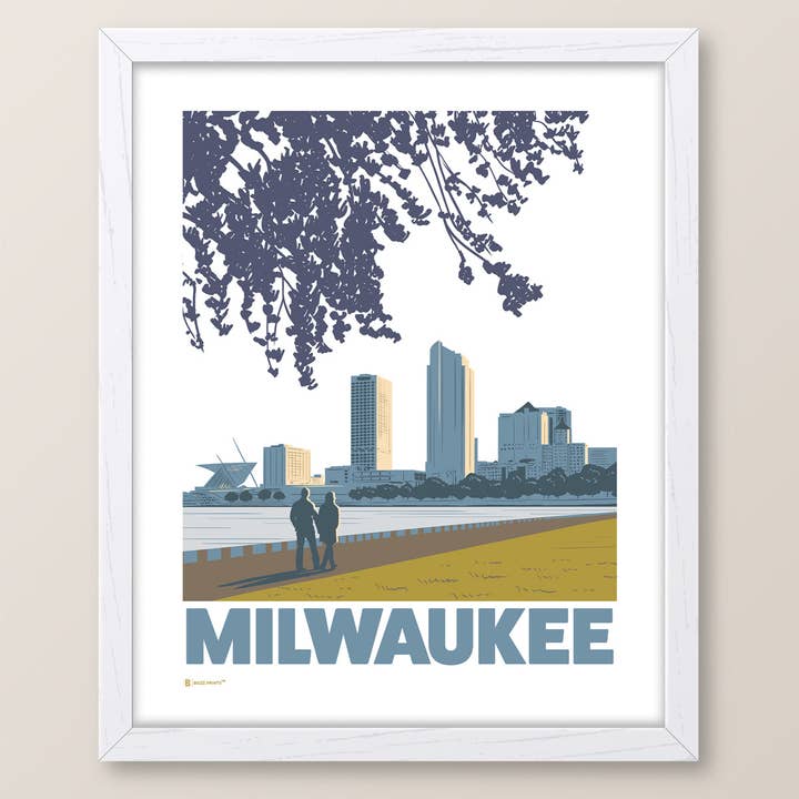 Imprimé Milwaukee Lakefront pour la vente par Bozz Prints