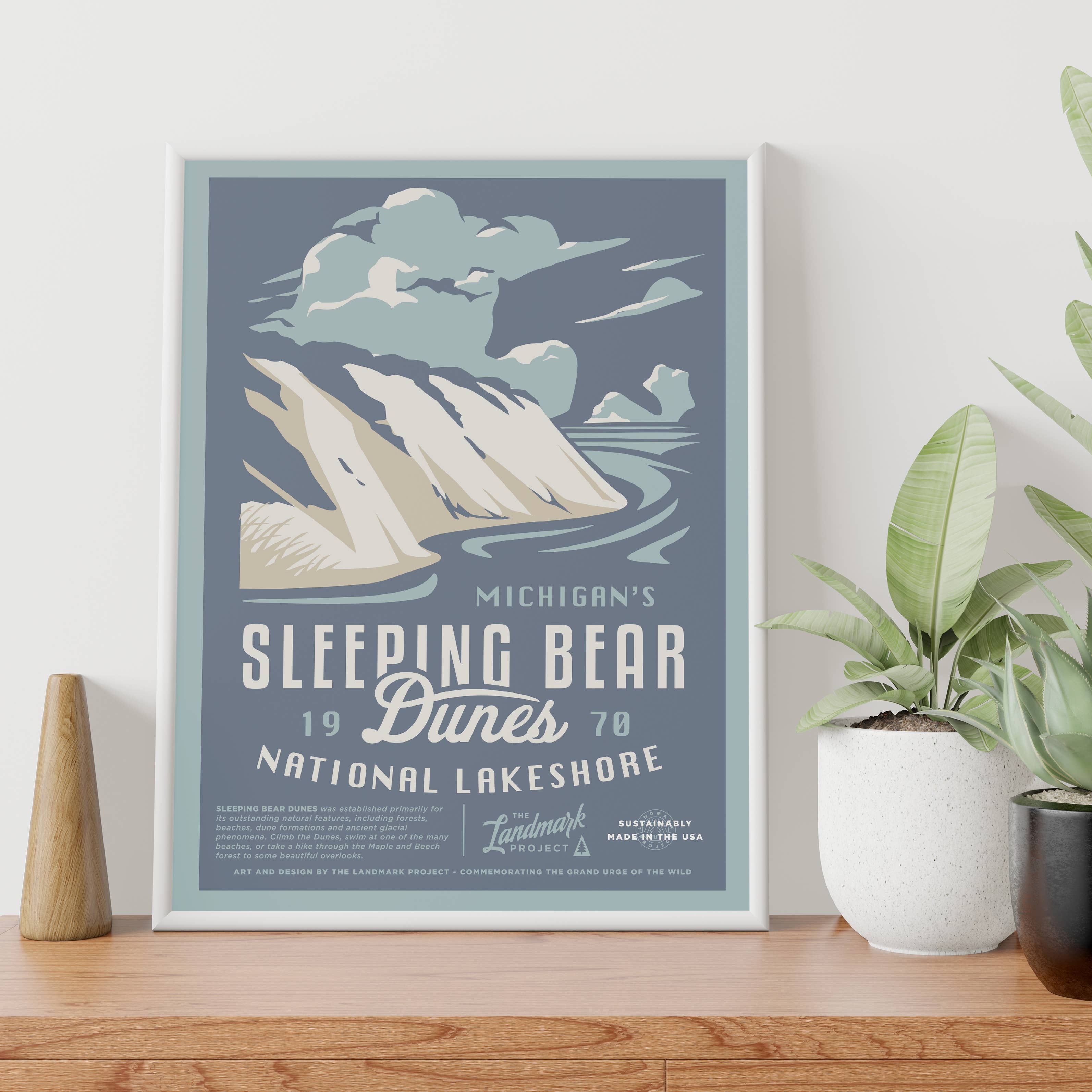 The Landmark Project - Wholesale Poster - Sleeping Bear Dunes - 12x16 Poster1