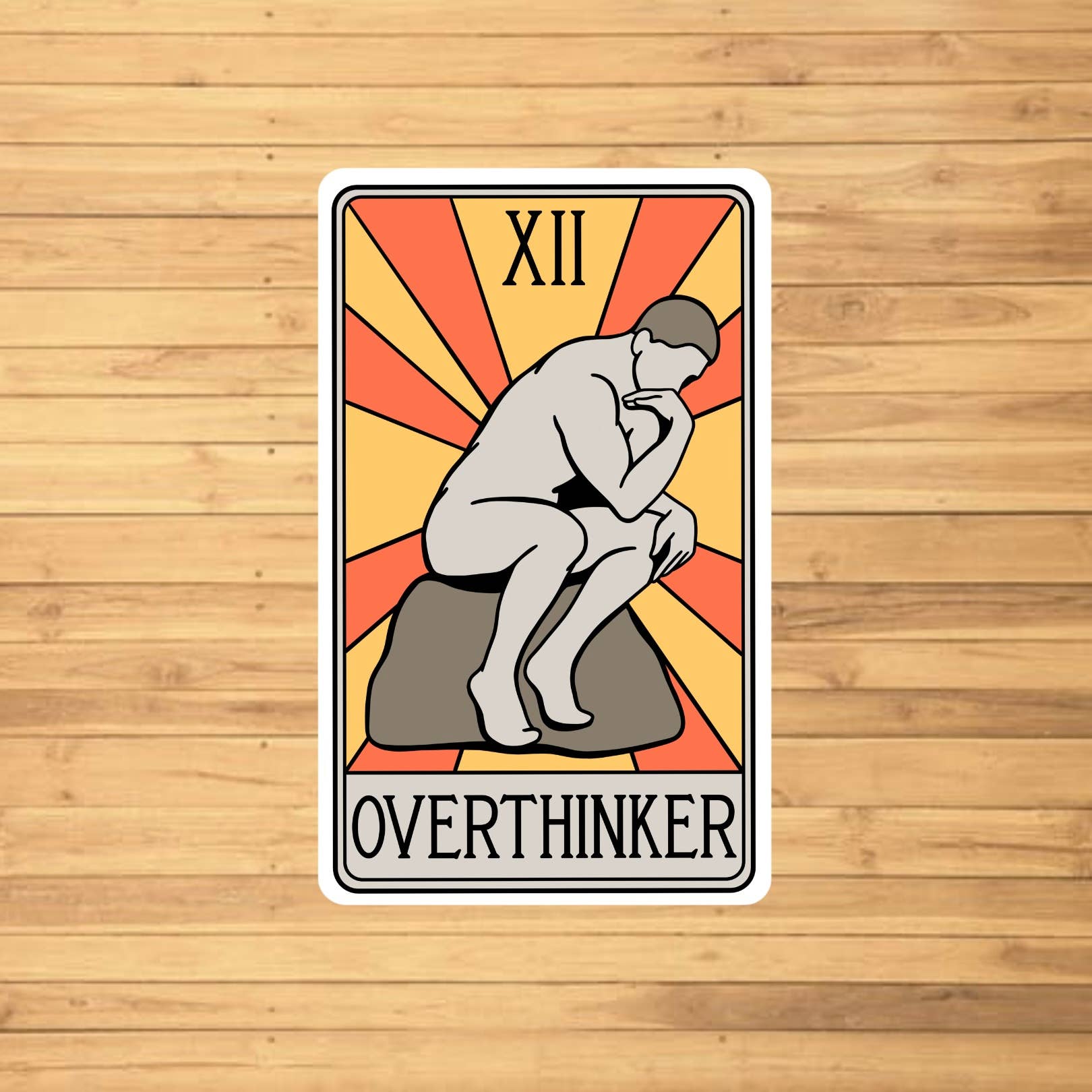 EnchantingSunshine - Wholesale Sticker - The Overthinker Tarot Card Sticker1