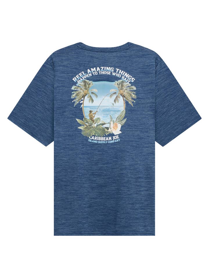 Reel Amazing Things Sun Protection Tee Shirt for wholesale by Caribbean Joe