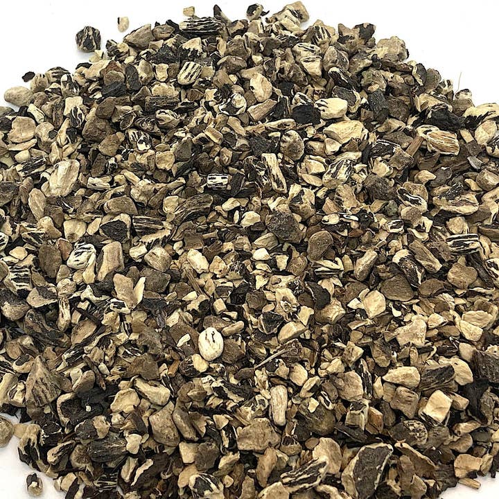 Comfrey (Symphytum officinale) Root, Cut and Sifted, Certified Organic for wholesale by Organic Botanicals