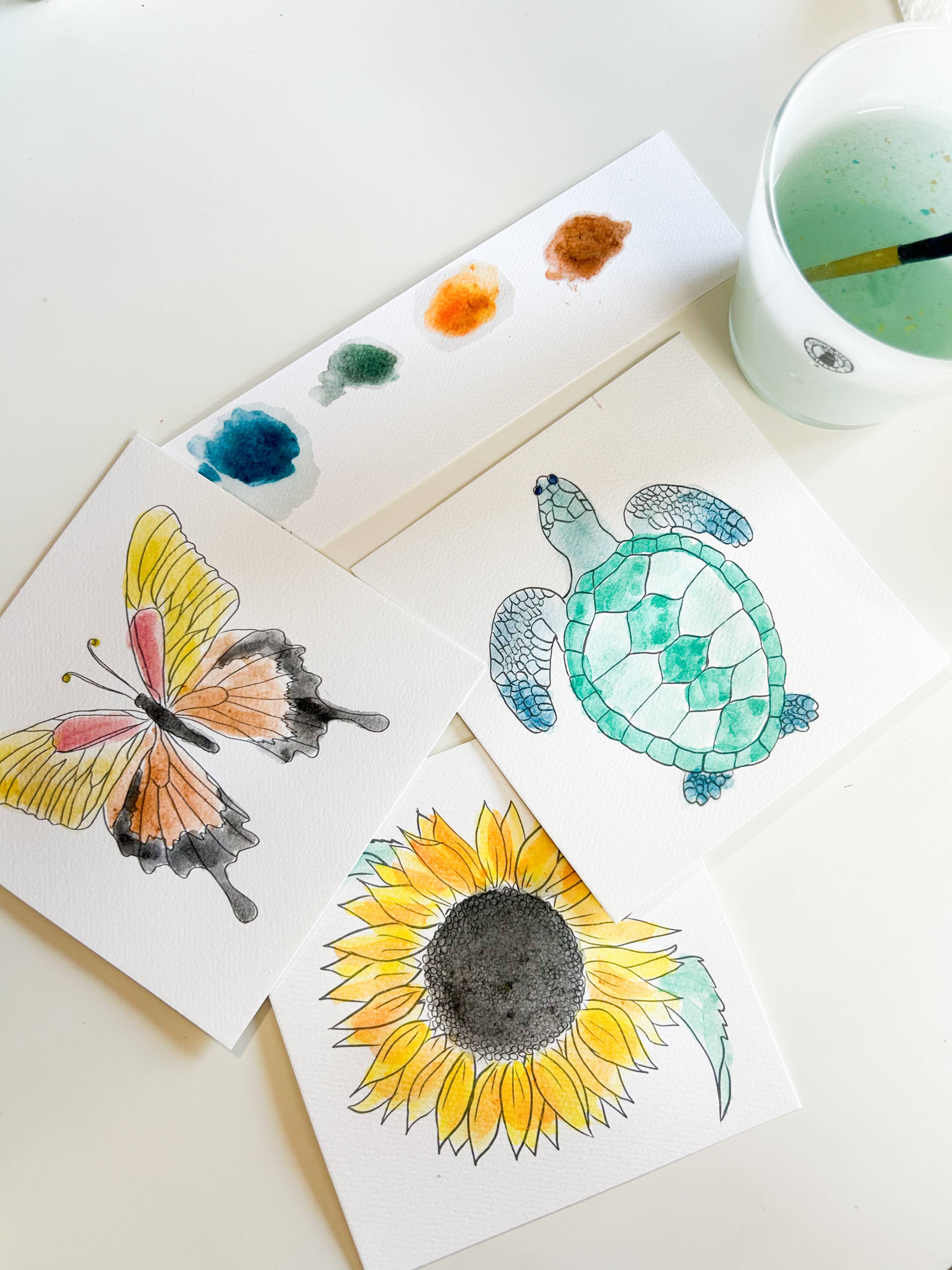 Color Box Design & Letterpress - Wholesale Doe-het-zelf-knutselset - Aquarelset | Kit1