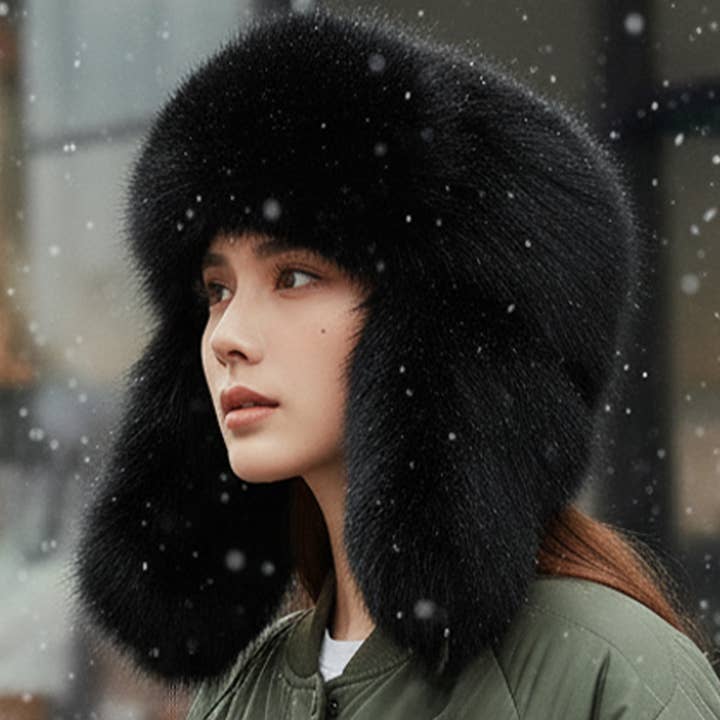 Sensibling Corp. - Wholesale Trapper/Bomber Hat - Women's - Fluffy Faux Fur Winter Ear Flap Trapper Hat0