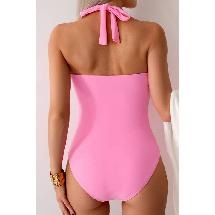 Elings - Vendita all'ingrosso Costume intero - Donna - Costume intero con scollo a V all'americana arricciato senza schiena13