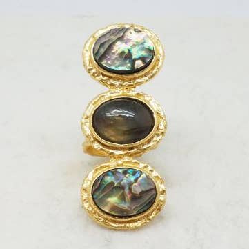 NCR022A dame ring med halvædelsten for engroshandel hos NIIKI PARIS