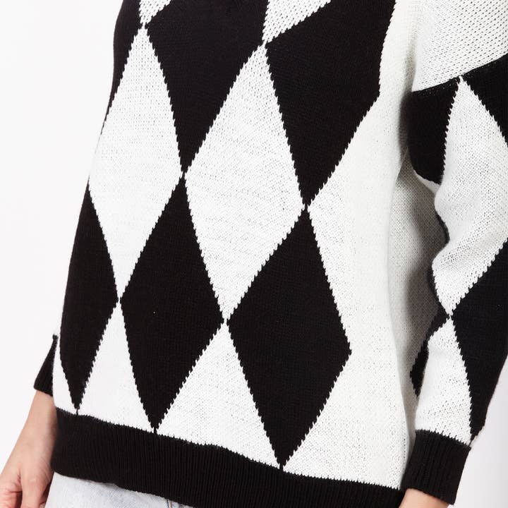 SOHUMAN - Wholesale Sweatshirt - Women's - Sudadera de ajedrez3