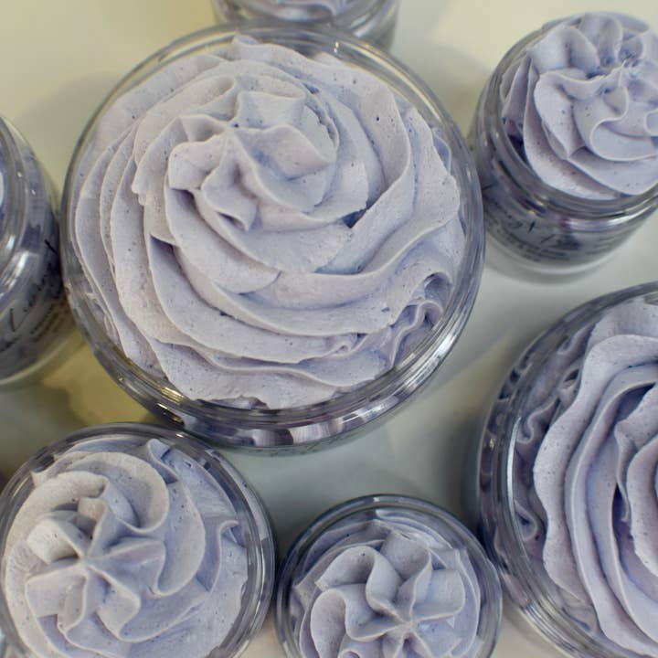 Sugar Plum Kiss -Whipped Soap (Shave, Soap & Shampoo) for wholesale by Living Free Soapery