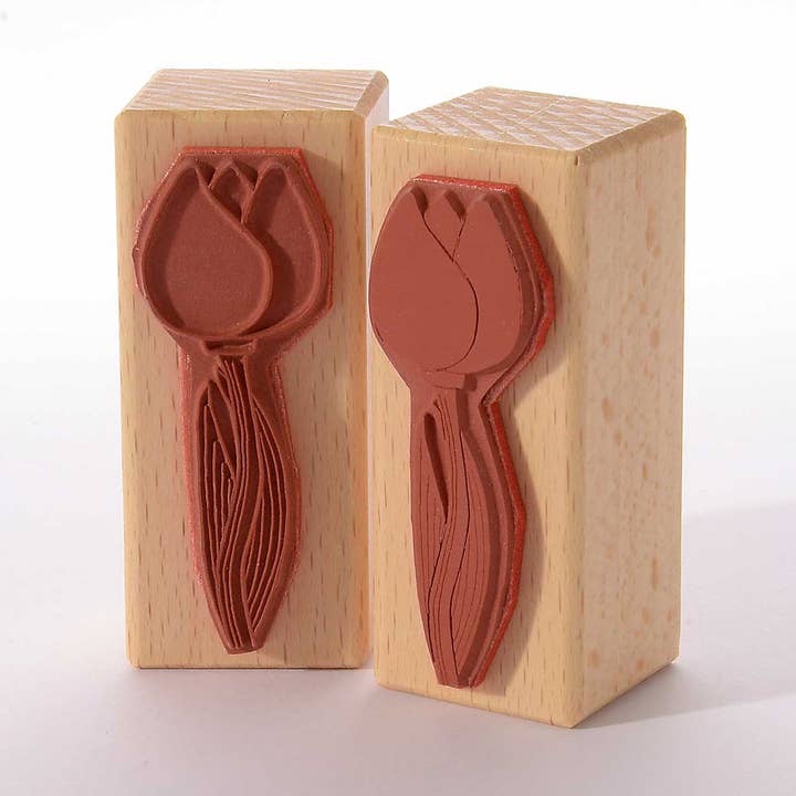 Tampon : tulipe III · remplissage et trait pour la vente par Heindesign