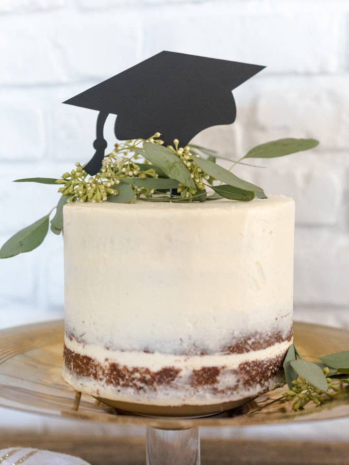 Grad Cap Cake Topper for wholesale by Engravables Design Studio