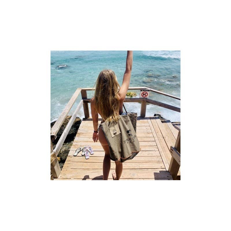 Casa Natura Design SL - Wholesale Beach Bag - Classic Tote Canvas Bag Daily or Beach - RETRO RR14