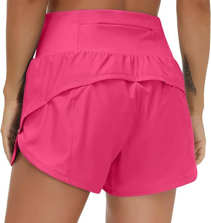 Rosa Clothing - Wholesale Shorts - Women's - athletic workout high-rise short w back pocket - 29 colors9